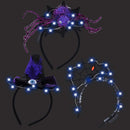 LED Halloween Headbands, 3 Pack