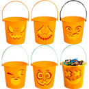 Pumpkin Face Bucket Set, 12 Pcs