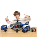 Police Combat Helicopter Toy Set