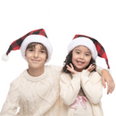 Red Plaid Santa Hat, 12 Packs