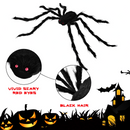 Halloween Realistic Hairy Spiders, 5 Pack
