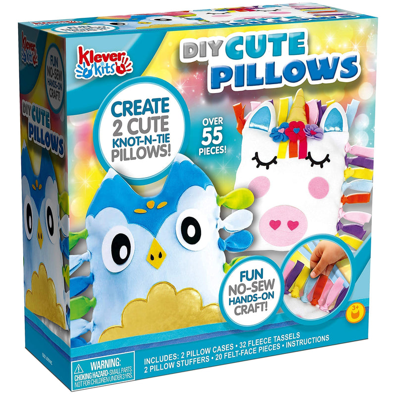 KLEVER KITS - Cute DIY Pillow Kits for Kids