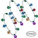 Christmas Led Disco Necklace, 3 Pack