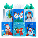 Christmas Paper Gift Bags, 24 Pcs