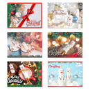 Marshmallow Holiday Card, 72 Pcs