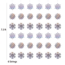 Snowflake Hanging Swirls and Strings Decoration, 18 Pcs