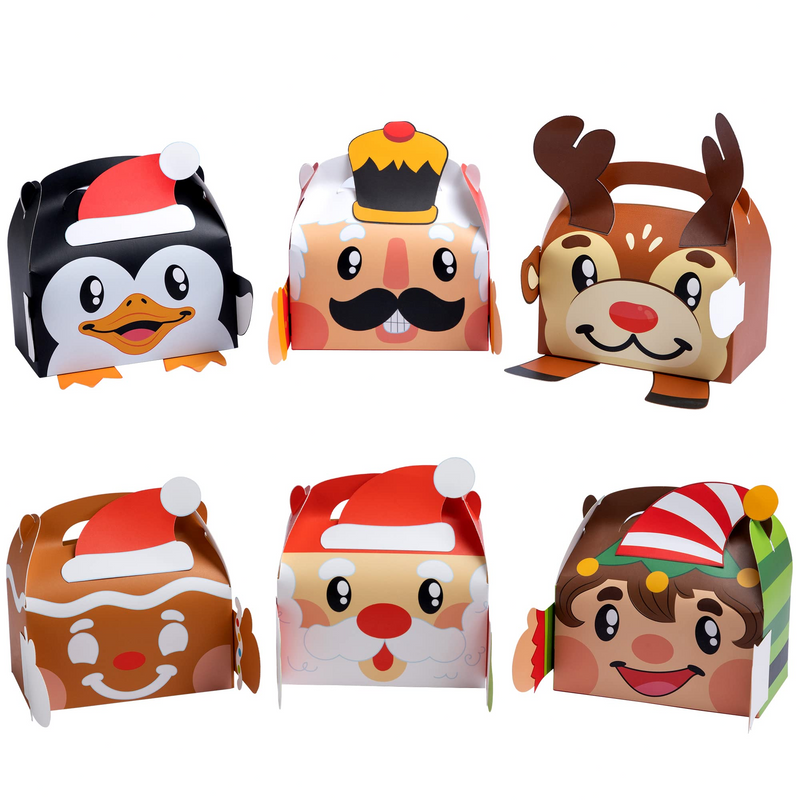 Christmas 3D Cookie Box, 24 Pcs