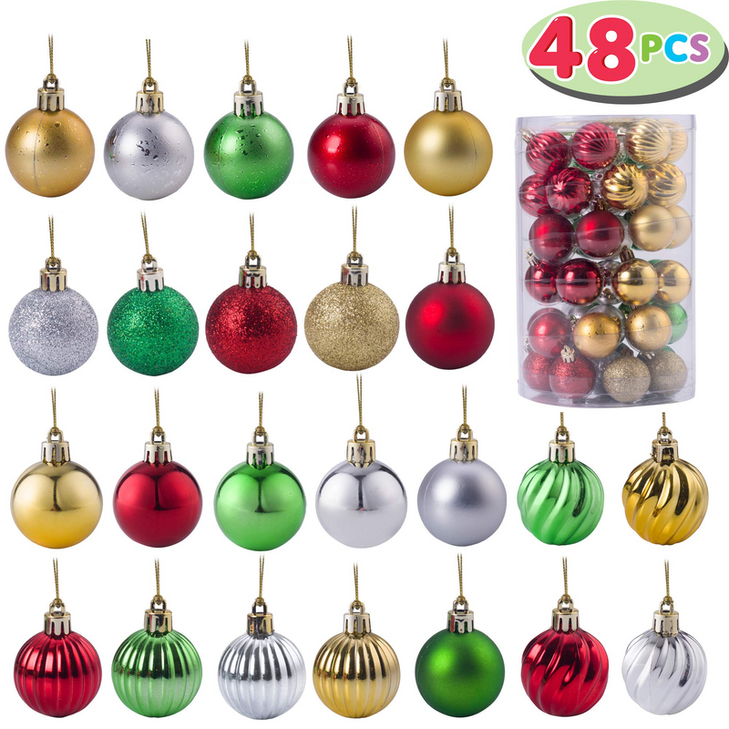 Luxury Shatterproof Multi-color Christmas Ball Ornaments Set