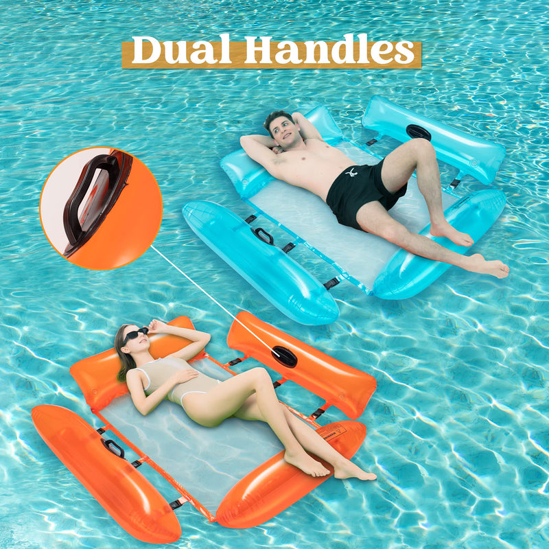 SLOOSH - Pool Floats Hammock with Side Arms, 2 Pack