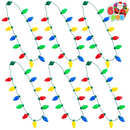 6 Pcs Christmas Nacklace 12 light bulbs