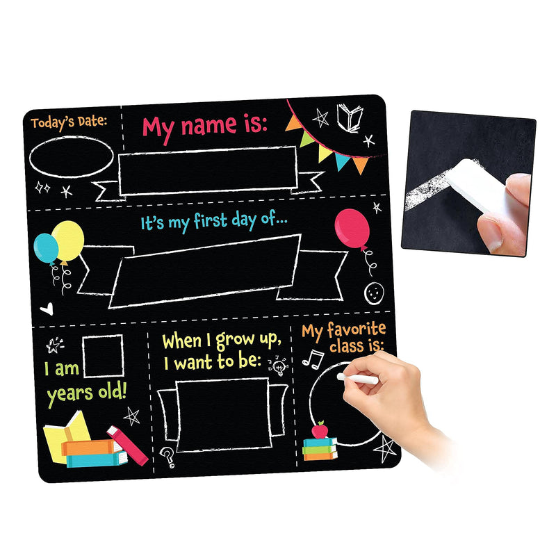 First Day & Concluding day of school chalkboard. 3 pack