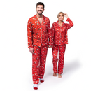 Family Christmas Red Suit Pajamas Men