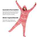 Adult Red Snowflake jumpsuit