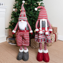 Long Leg Standing Gnome Couple, 40in (Knitting Style)