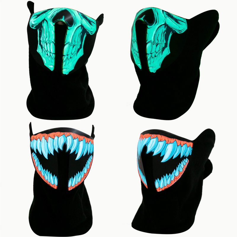 Halloween Monster Light-up Mask, 2 Pack