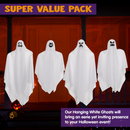 Hanging Ghosts (35.5in, 35.5in, 27.5in, 27.5in), 4 Pack