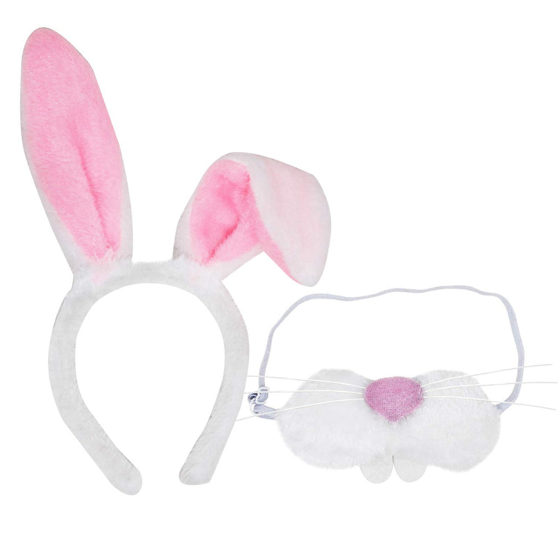 Bunny Nose and Ears Costume Accessories, 6 pcs