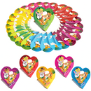 Animal Building Blocks Valentines Heart Boxes Filled for Kids Valentines Cards