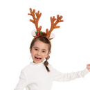 Light Up Reindeer Headband (Green), 2 Pcs