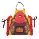 Thanksgiving Kitchen Linens Set with Apron, 3 Pcs