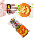 Pumpkin Shaped Halloween Treat Bags, 120 Pcs