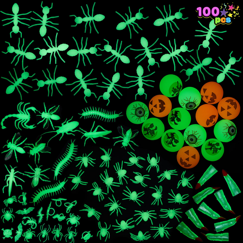 Glow-in-the-dark Halloween Bugs
