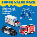 Friction Powered City Hero Play Set