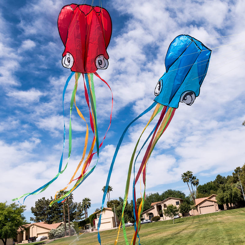 3 Packs Octopus Kite (Red, Green, Blue)