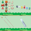 Christmas Wooden Magnet Creativity Arts & Crafts Painting Kit