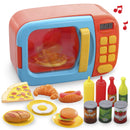 45 Pcs Pretend Play Microwave Cooking & Kitchen Utensil