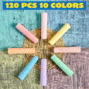 120 Pcs 4in Jumbo Chalks