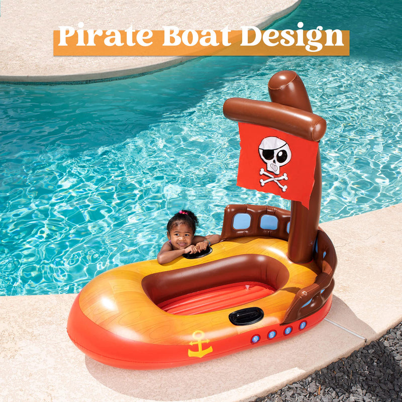 SLOOSH - Inflatable Pirate Boat Pool Floats
