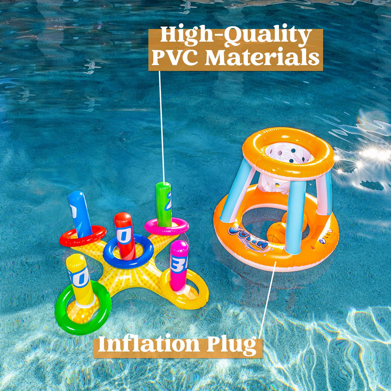 SLOOSH - Inflatable Pool Float Toys Games Set