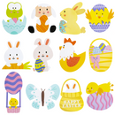 30Pcs Easter Swirl Hanging Decorations Premium Collection