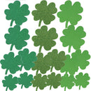 Shamrock Window Clings & Cutout Glitter Foam Stickers, 78 Pc