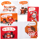 Animals Holiday Cards, 72 Pcs