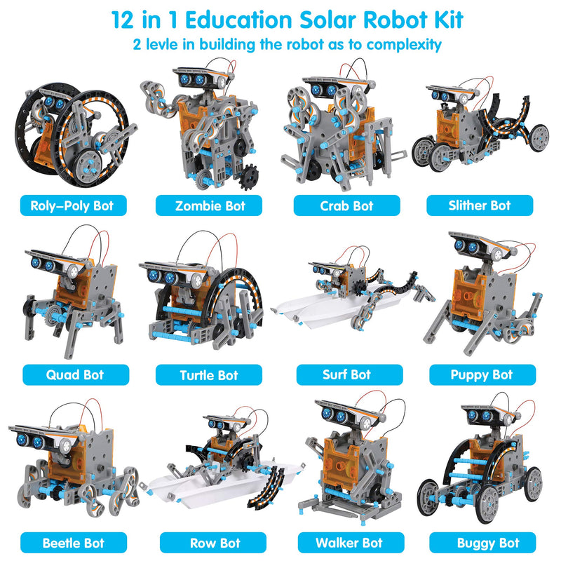 Stem Diy Creation Solar Robot Kit