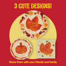 Thanksgiving Disposable Dinnerware Set for 48 guests