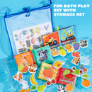 42Pcs Bath Book & Foam Stickers Set