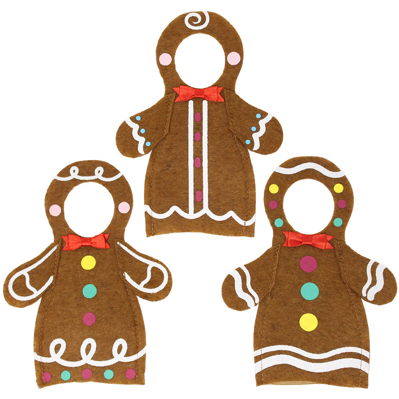 Joyin  Santa  Gingerbread Set for Elf Doll, 3 Pack