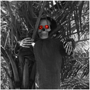 50in Hanging Skeleton Ghost Reaper