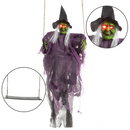 2 Packs Halloween Lighted Swinging Pumpkin & Witch