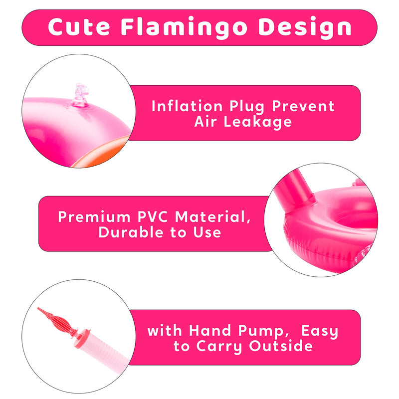 Inflatable Flamingo Ring toss Games with Hand Pump