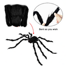 Halloween Realistic Hairy Spiders, 5 Pack