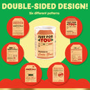 120 Pcs Kraft Paper Sticker Roll