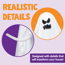 27.5" Halloween Hanging Ghosts, 5 Pack