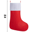 Jumbo Christmas Stocking Decorations 54in