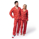 Family Christmas Red Suit Pajamas Men