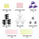 Spider Theme Glow Sticks Kit, 33 Pcs