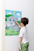 24 Pcs Safari Animal Make A Face Sticker